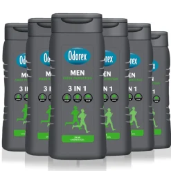 6x Odorex Douchegel For Men 3-in-1 Fresh Protection 300 ml
