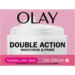 4x Olay Double Action Hydraterende Dagcrème en Primer 50 ml