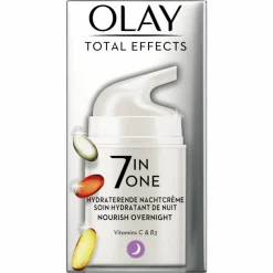 4x Olay Total Effects 7-in-1 Anti-veroudering Nachtcrème 50 ml