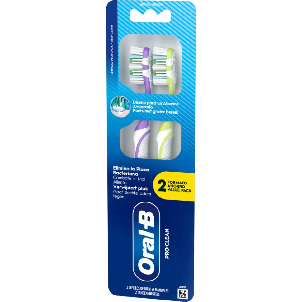 6x Oral-B Tandenborstel Pro-Clean 2 stuks