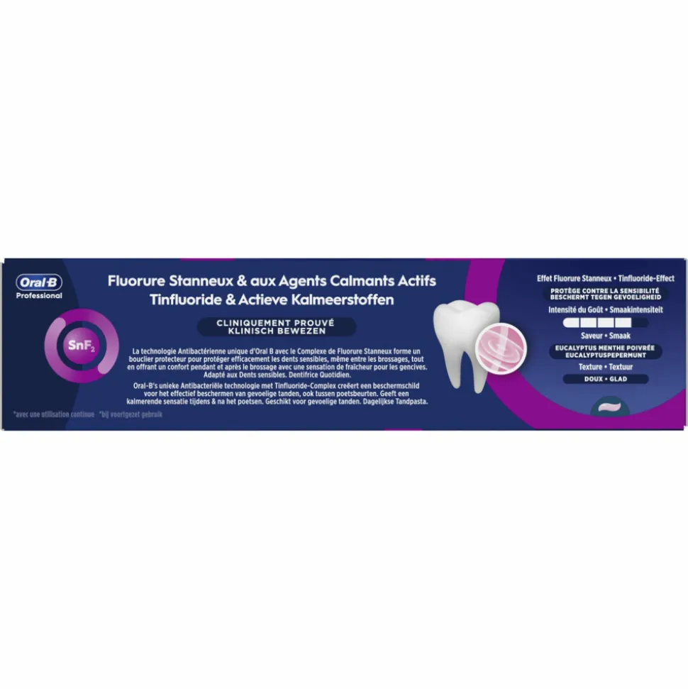 12x Oral-B Tandpasta Professional Bescherming Gevoelige Tanden 75 ml