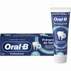 12x Oral-B Tandpasta Professional Tandsteencontrole Reinigingskristallen Extra Fris 75 ml