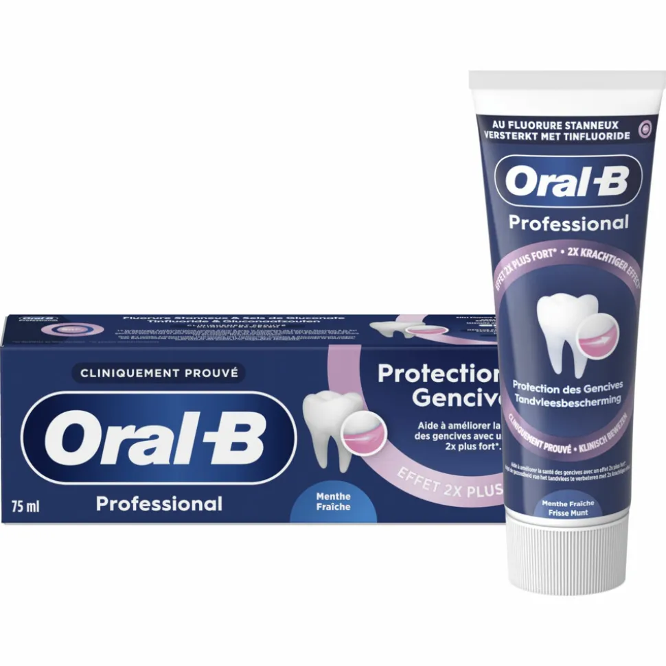 12x Oral-B Tandpasta Professional Tandvleesbescherming Frisse Munt 75 ml