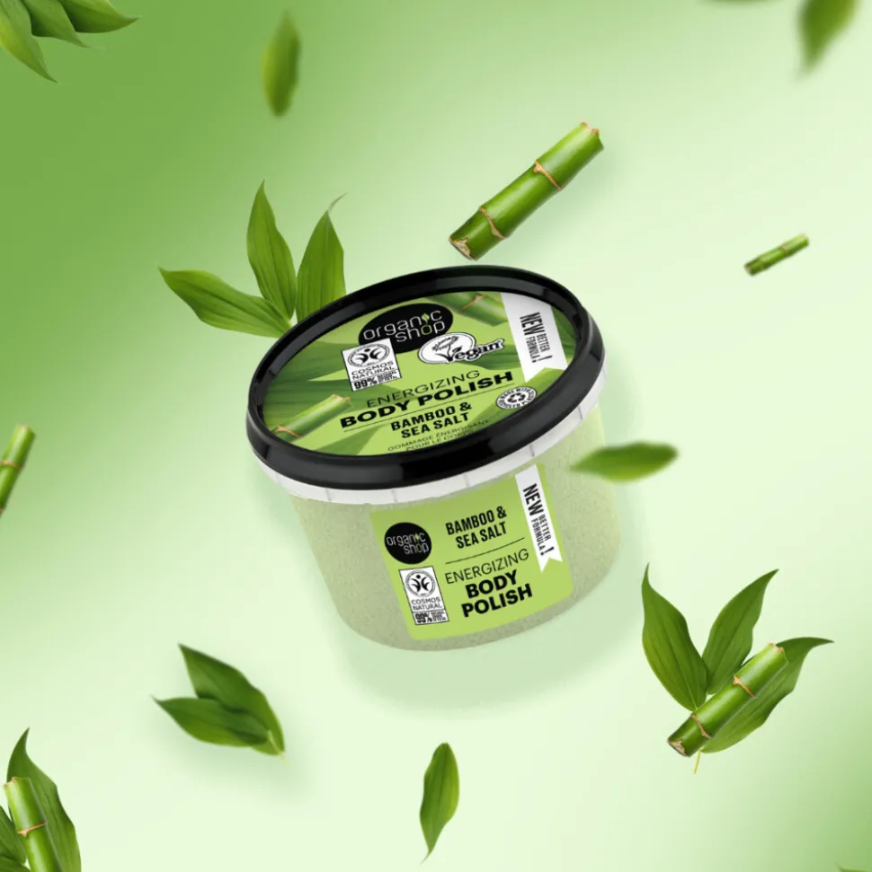 6x Organic Shop Body Polish Bamboo 250 ml