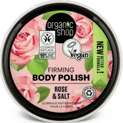 6x Organic Shop Body Polish Pearl Rose 250 ml