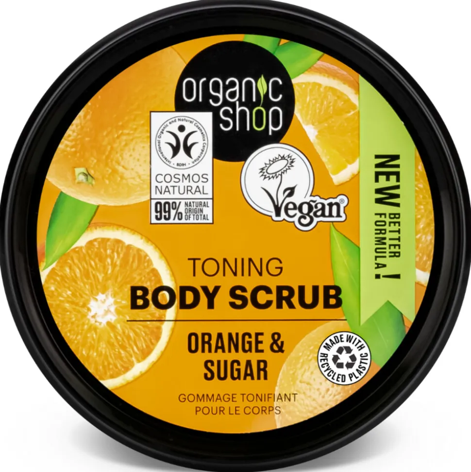 6x Organic Shop Body Scrub Orange 250 ml