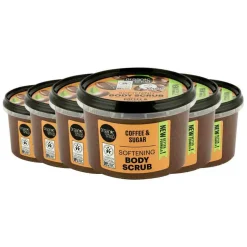 6x Organic Shop Body Scrub Brazilian Coffee 250 ml