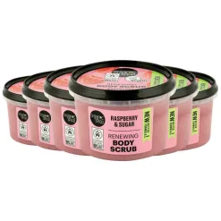 6x Organic Shop Body Scrub Raspberry Cream 250 ml