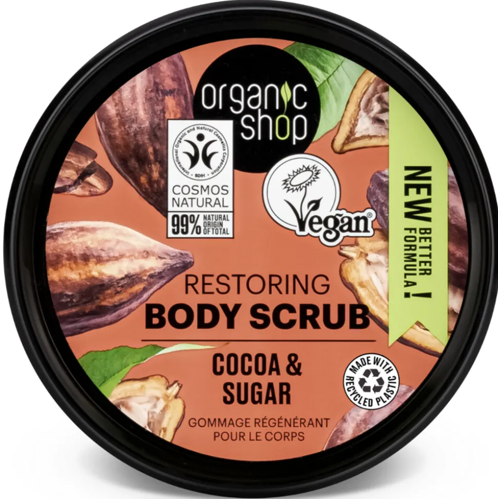 6x Organic Shop Body Scrub Cocoa 250 ml