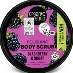 6x Organic Shop Body Scrub Blackberry 250 ml