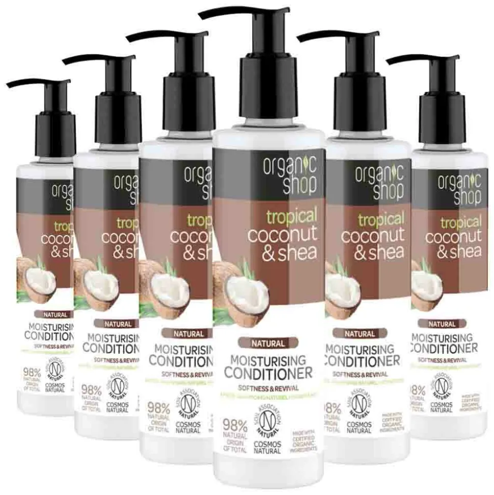 6x Organic Shop Coconut & Shea Conditioner 280 ml