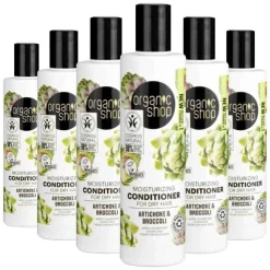 6x Organic Shop Conditioner Artichoke & Broccoli 280 ml