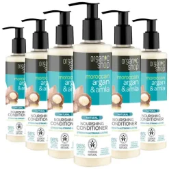 6x Organic Shop Conditioner Argan & Amla 280 ml
