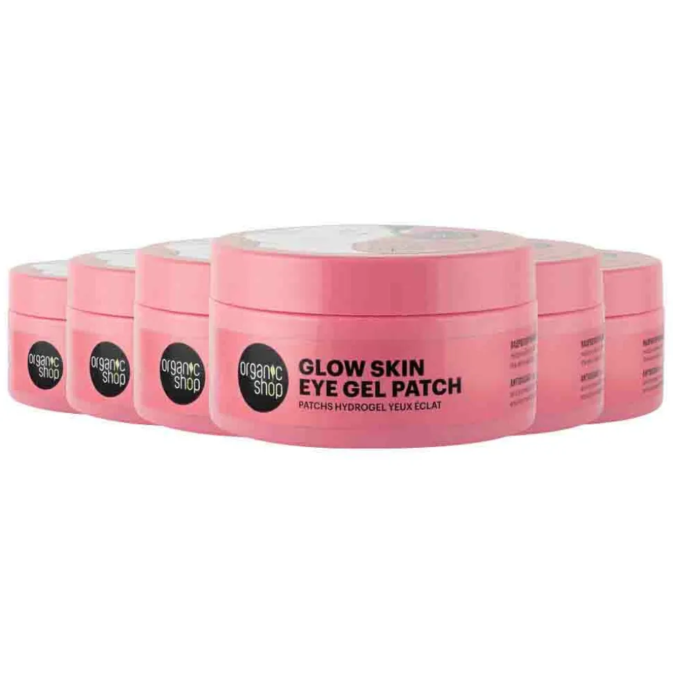 6x Organic Shop Eye Gel Patch Berry Iced tea & Antioxidant 60 pcs