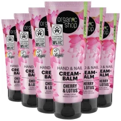 6x Organic Shop Japanese Spa Hand & Nagelcrème 75 ml