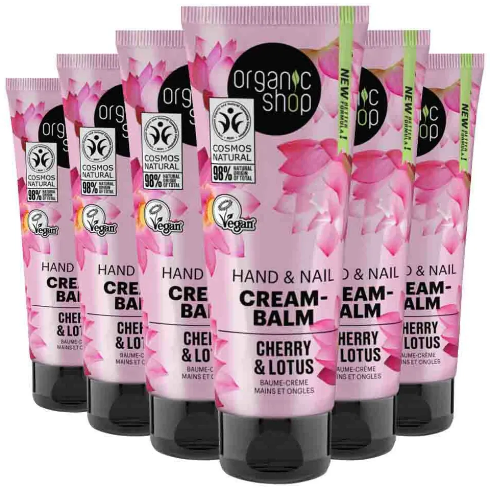 6x Organic Shop Japanese Spa Hand & Nagelcrème 75 ml