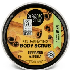 6x Organic Shop Rejuvenating Body Scrub Cinnamon 250 ml