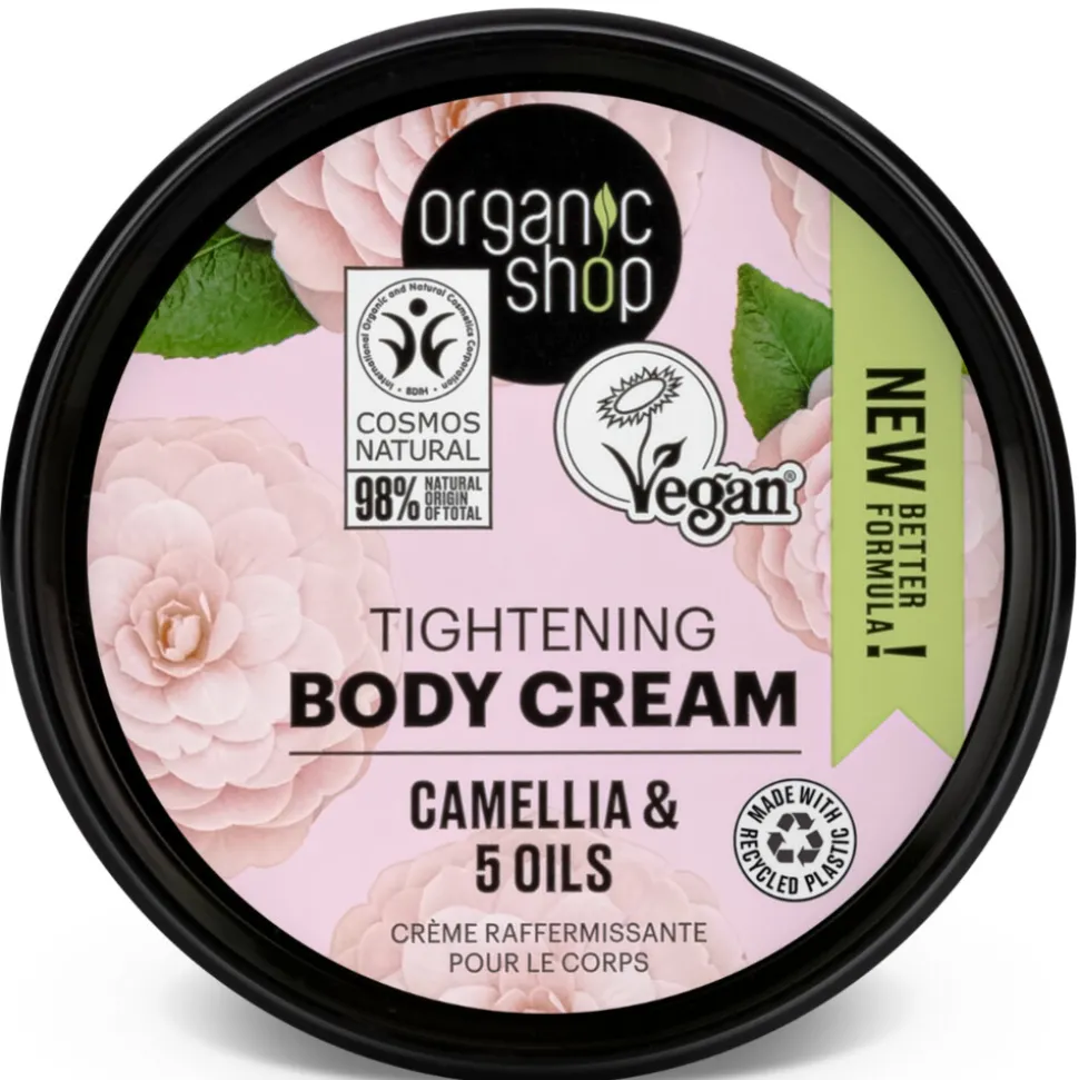 6x Organic Shop Tightening Bodycrème Camellia 250 ml