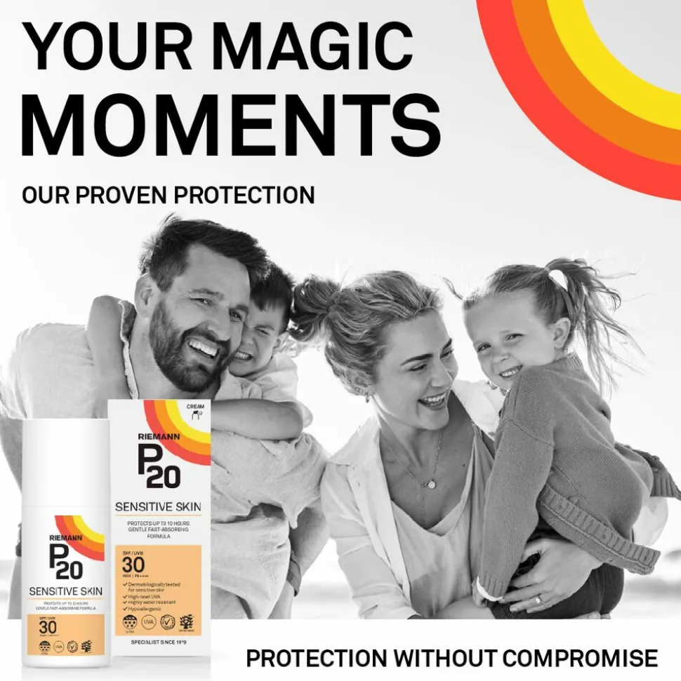 2x P20 Sensitive SPF 30 Lotion 200 ml
