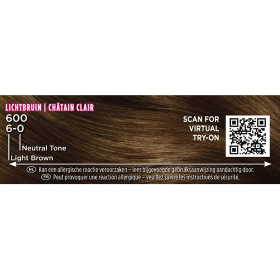 3x Palette Intensive Oil-Care Color Haarkleuring 600 Lichtbruin