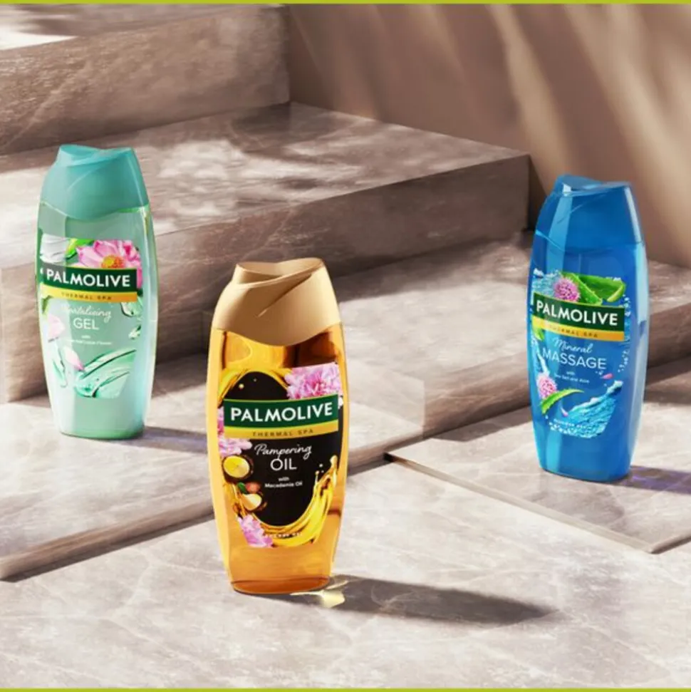 6x Palmolive Douchegel Thermal Mineral Massage 250 ml