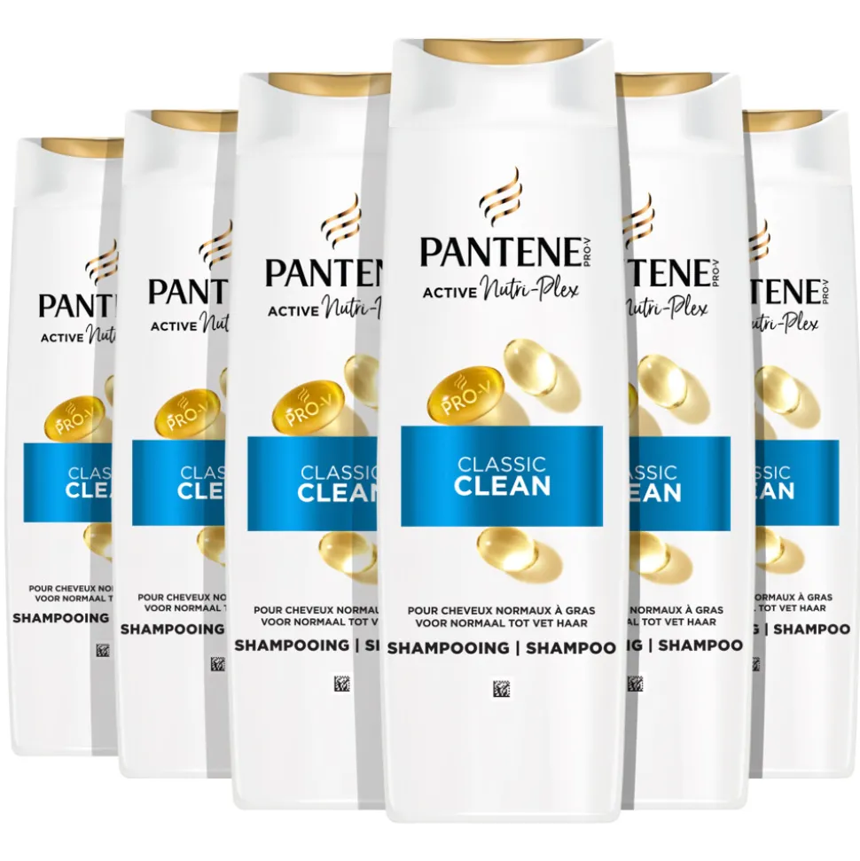 6x Pantene Shampoo Classic Clean 250 ml