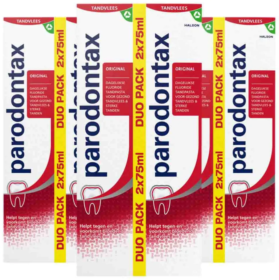 3x Parodontax Tandpasta bij Bloeden Tandvlees Original 2 x 75 ml