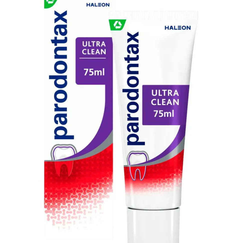3x Parodontax Tandpasta bij Bloedend Tandvlees Ultra Clean 75 ml