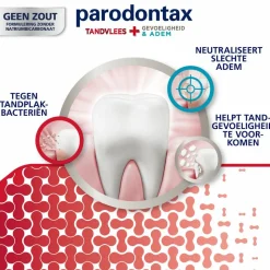 3x Parodontax Tandpasta Tandvlees+ Gevoeligheid & Adem 75 ml