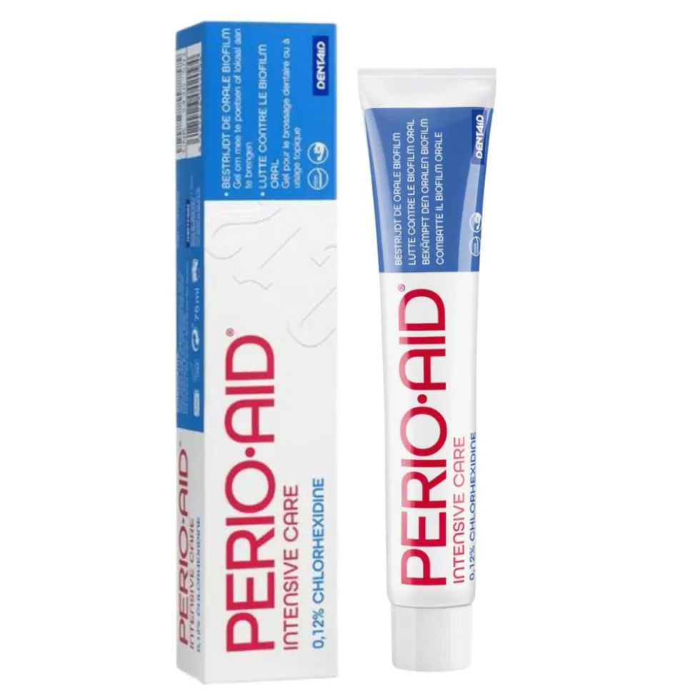 3x PerioAid Tandgel Intensive Care 0.12% CHX 75 ml