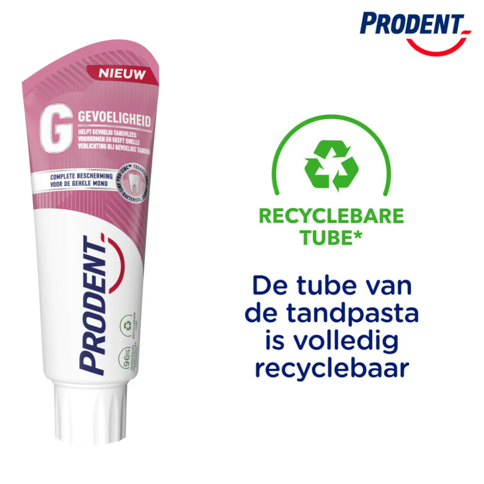 12x Prodent Tandpasta Gevoeligheid 75 ml
