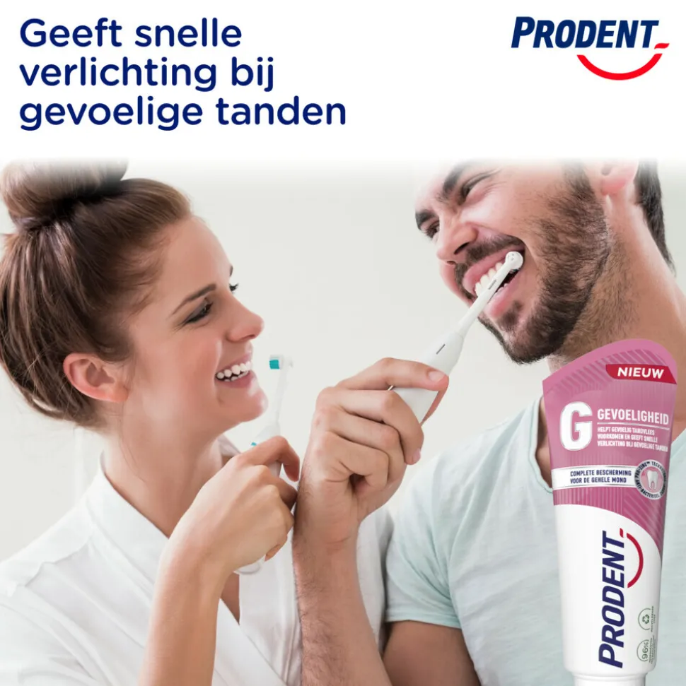 12x Prodent Tandpasta Gevoeligheid 75 ml