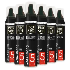 6x Proset Haarmousse Mega Sterk 250 ml