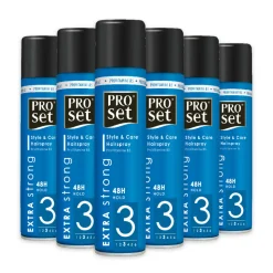 6x Proset Haarspray Extra Sterk 300 ml