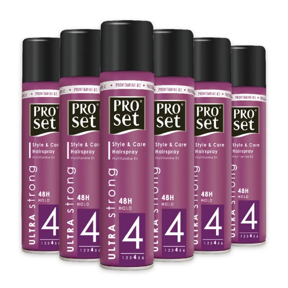 6x Proset Haarspray Ultra Sterk 300 ml