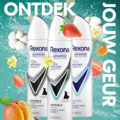 6x Rexona Deodorant Spray Advanced Protection Invisible Aqua 150 ml