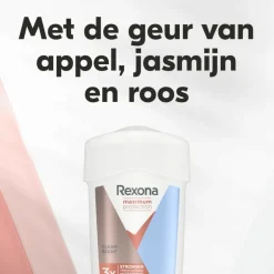 6x Rexona Deodorant Stick Cream Maximum Protection Clean Scent 45 ml