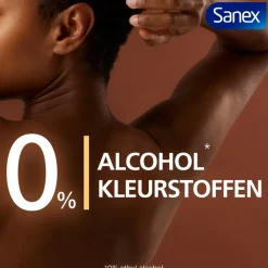 6x Sanex Deodorant Roller Zero% Sensitive Skin 50 ml