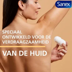 6x Sanex Deodorant Stick Dermo Sensitive 65 ml