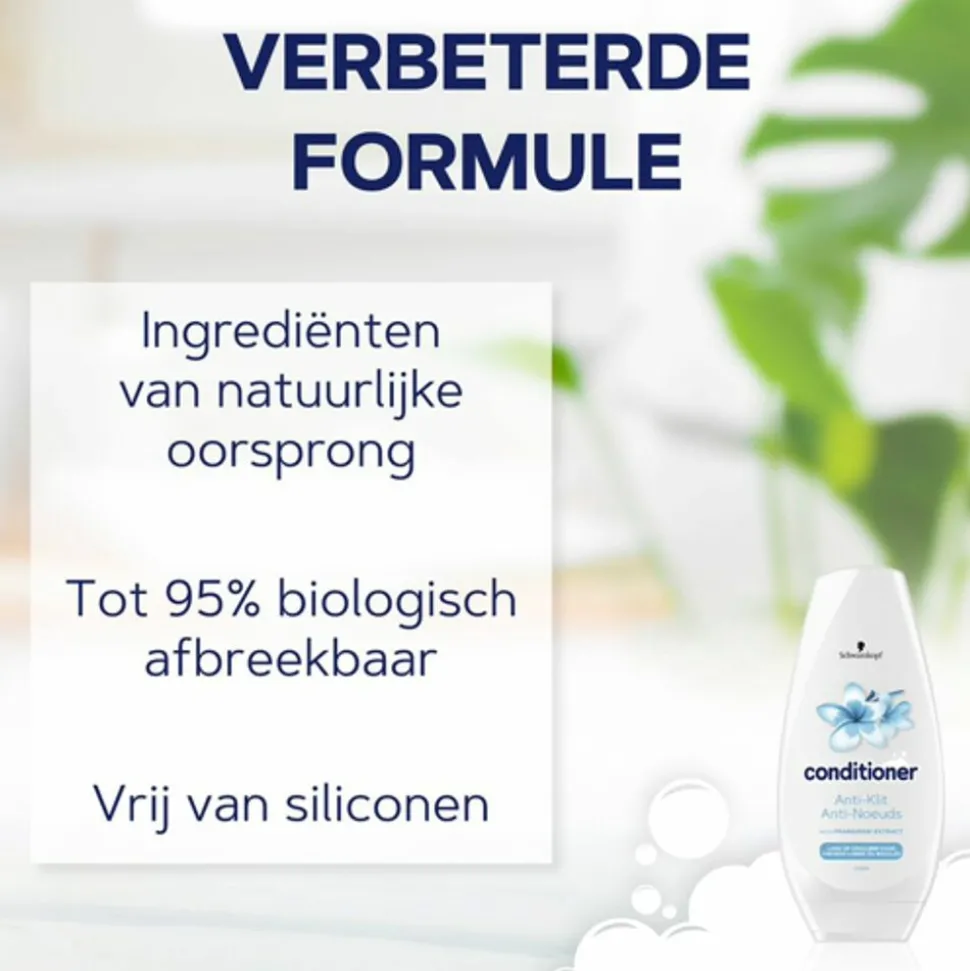 6x Schwarzkopf Anti-Klit Conditioner 250 ml