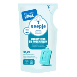 8x Seepje Handzeep Navulling Eucalyptus met Rozemarijn 300 ml