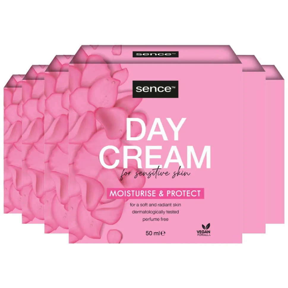 6x Sence Dagcreme Voor Gevoelige Huid 50 ml