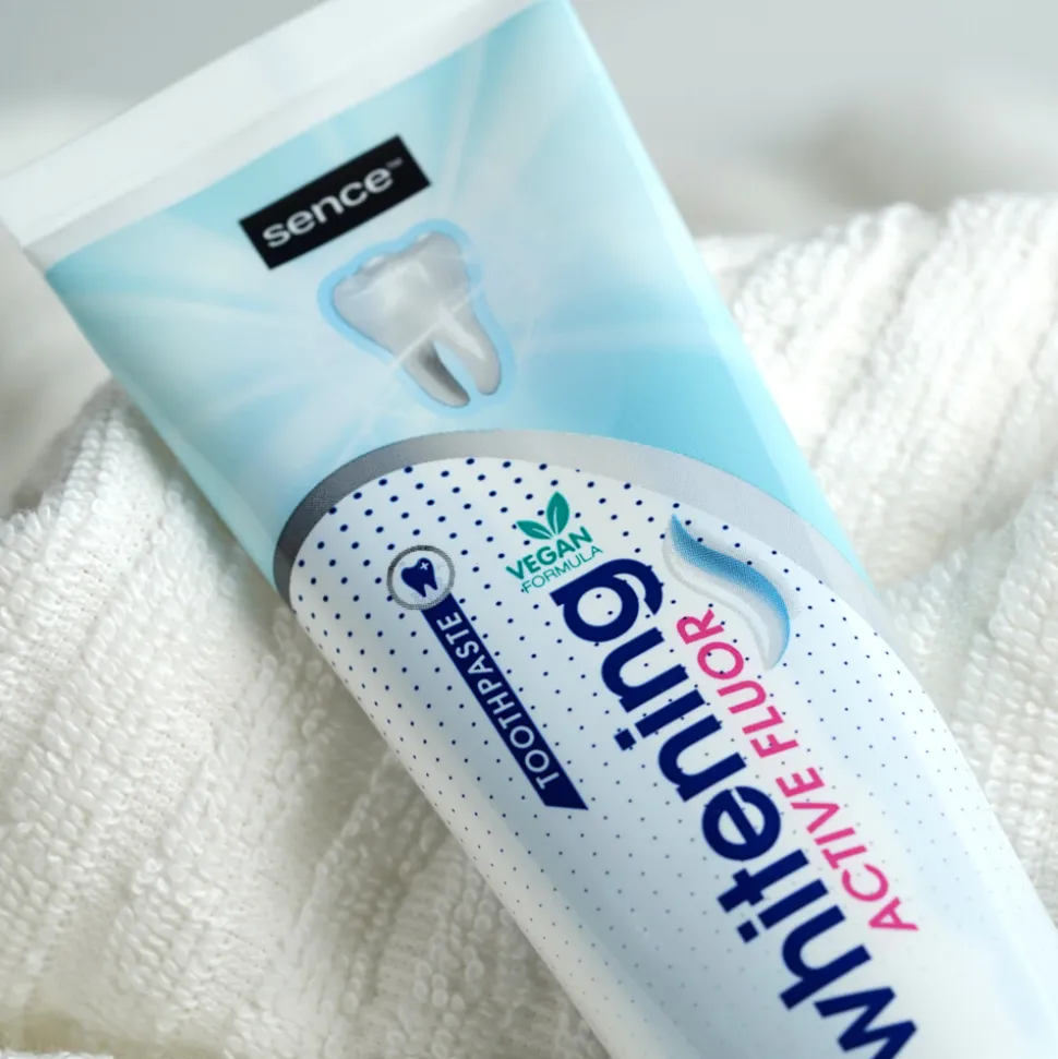 6x Sence Fresh Tandpasta Whitening Fluor Fresh 75 ml