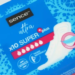 6x Sence Maandverband Super Plus 10 stuks