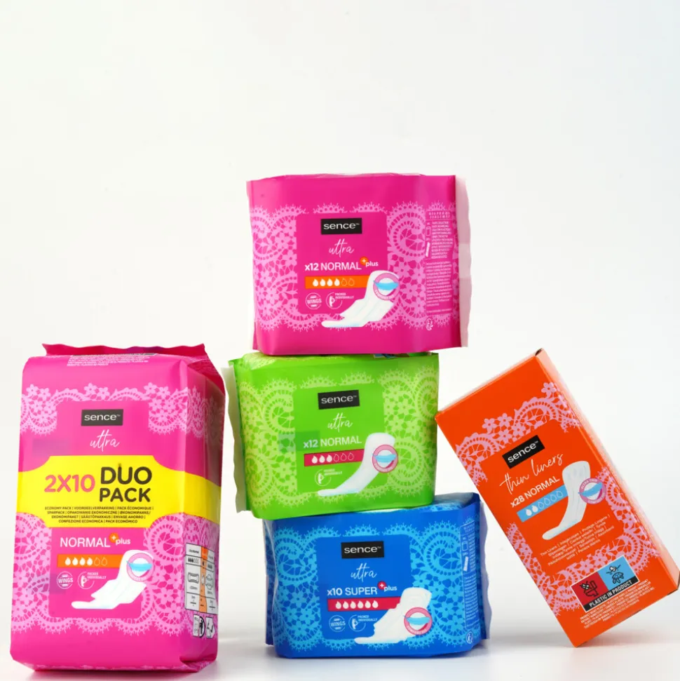 6x Sence Maandverband Super Plus 10 stuks