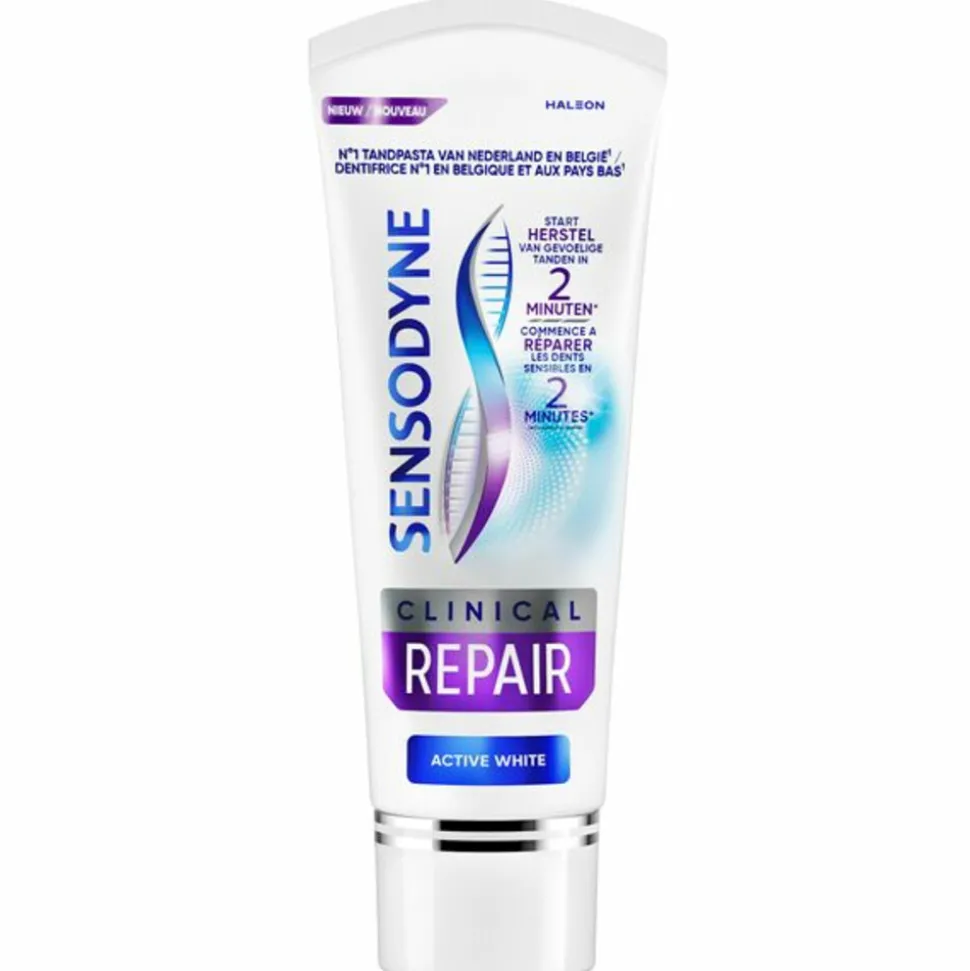 6x Sensodyne Tandpasta Clinical Repair Active White 75 ml