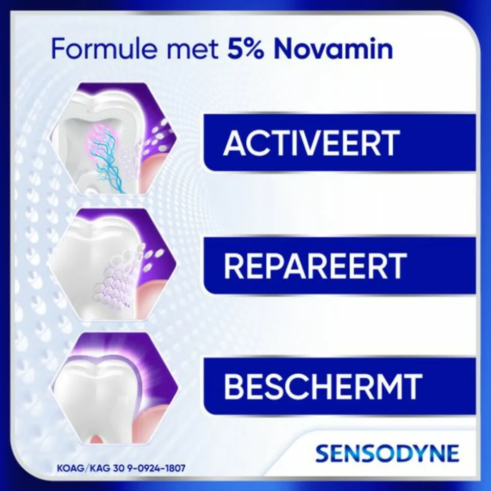 6x Sensodyne Tandpasta Clinical Repair Active White 75 ml