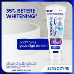 6x Sensodyne Tandpasta Clinical Repair Active White 75 ml