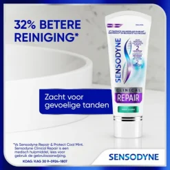 6x Sensodyne Tandpasta Clinical Repair Deep Clean 75 ml