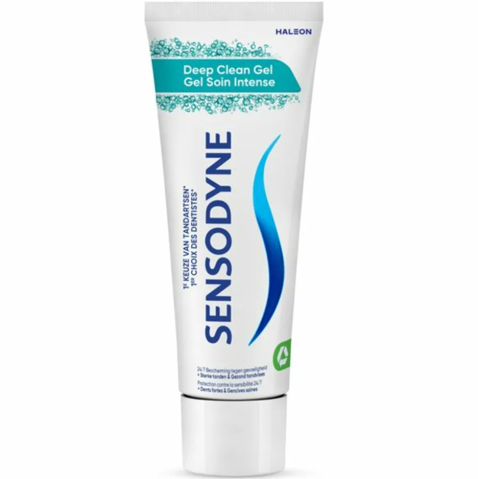 3x Sensodyne Tandpasta Deep Clean Gel 75 ml